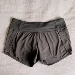Lululemon Mid Rise Running Shorts